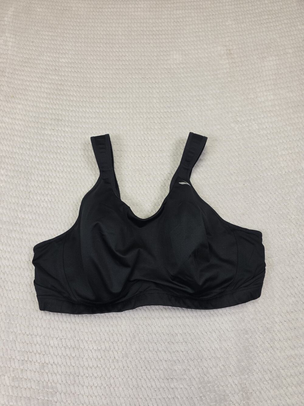 Brooks Sports Bra Womens 40DD Black Wired High Impact Running Active Fitness